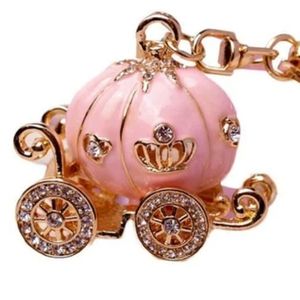 π Cinderella Pumpkin Carriage Necklace Charm Pendant Jewelry princess fairytale